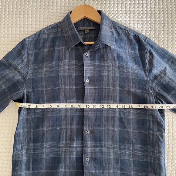 John Varvatos Linen-Cotton Blend Shirt - Picture 4 of 6